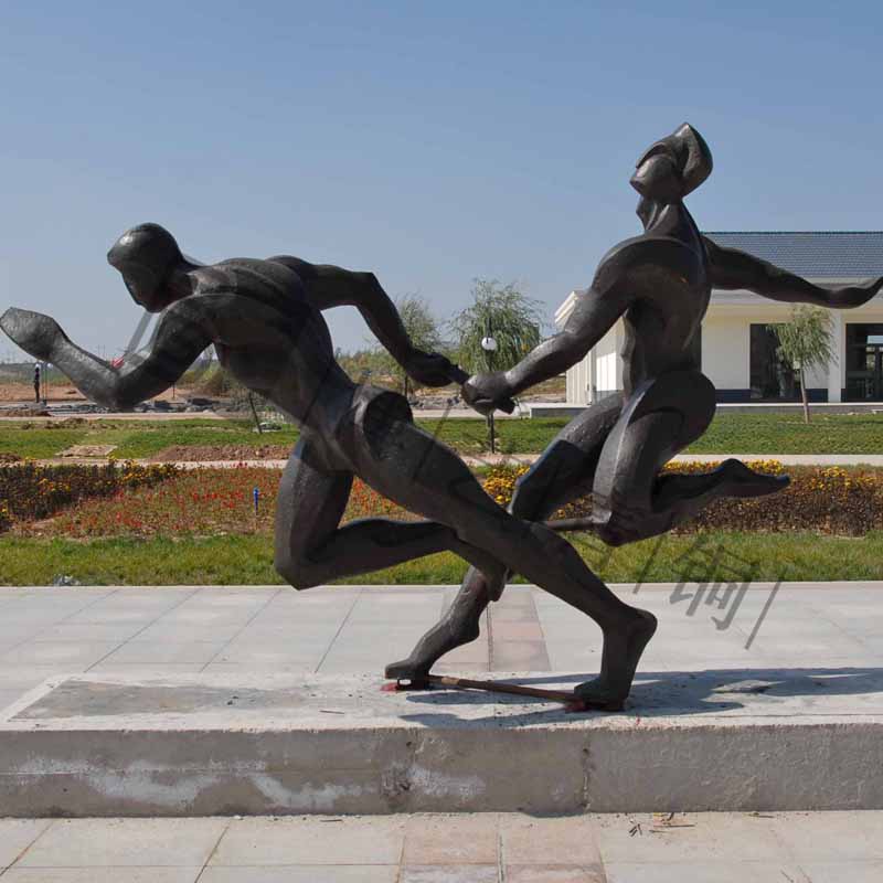 鄂尔多斯市体育公园奥运冠军雕塑